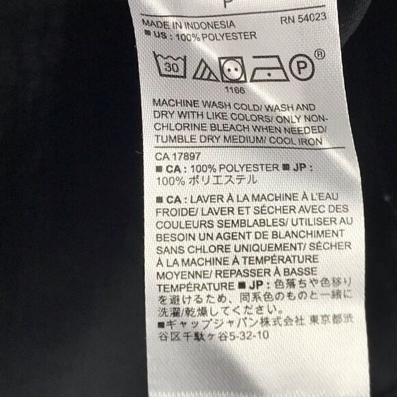 Banana Republic Long Sleeve Gathered Top Black Size S - Picture 4 of 5